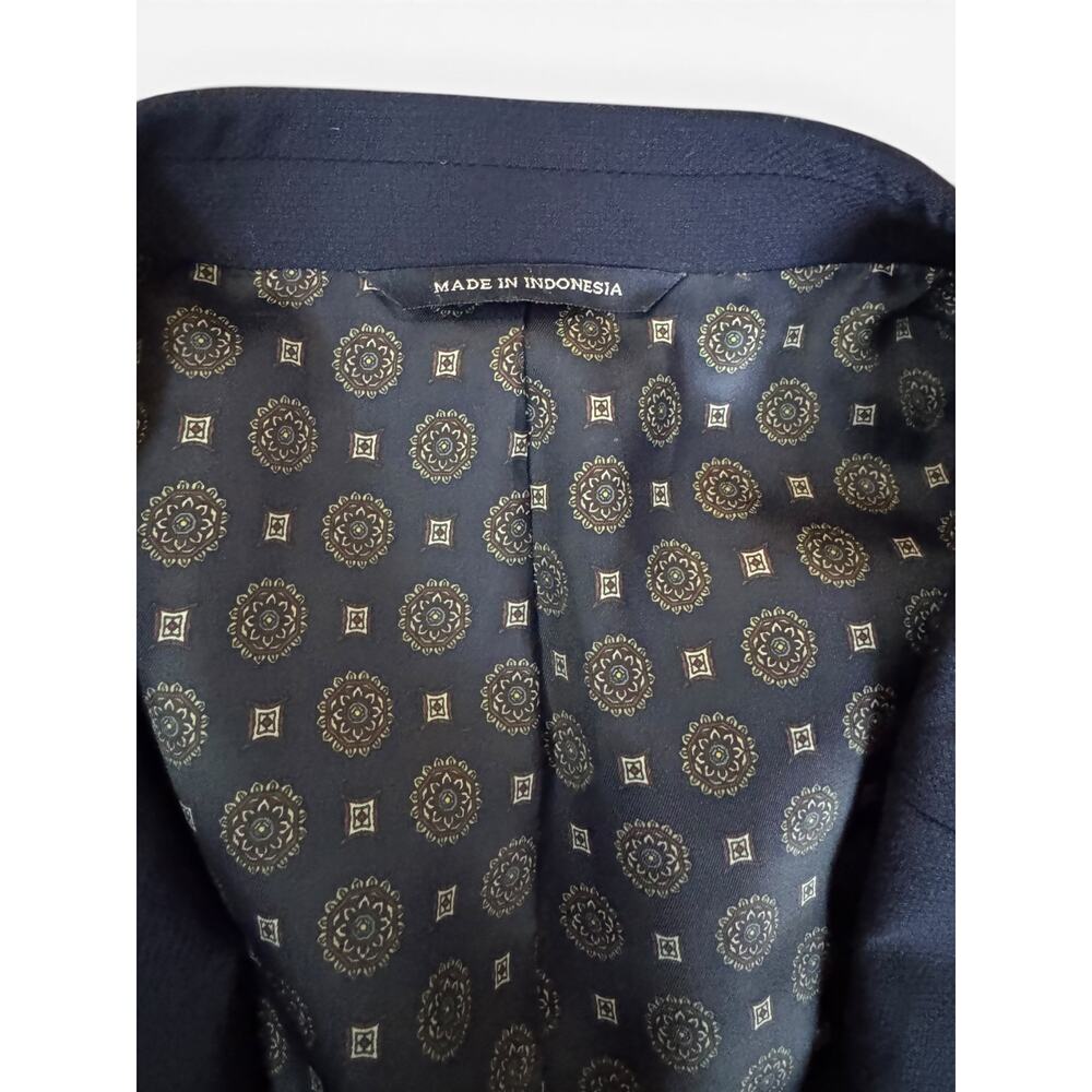 RALPH Ralph Lauren Men’s Navy Blue Blazer Gold Crest Buttons Large Size - Picture 4 of 5